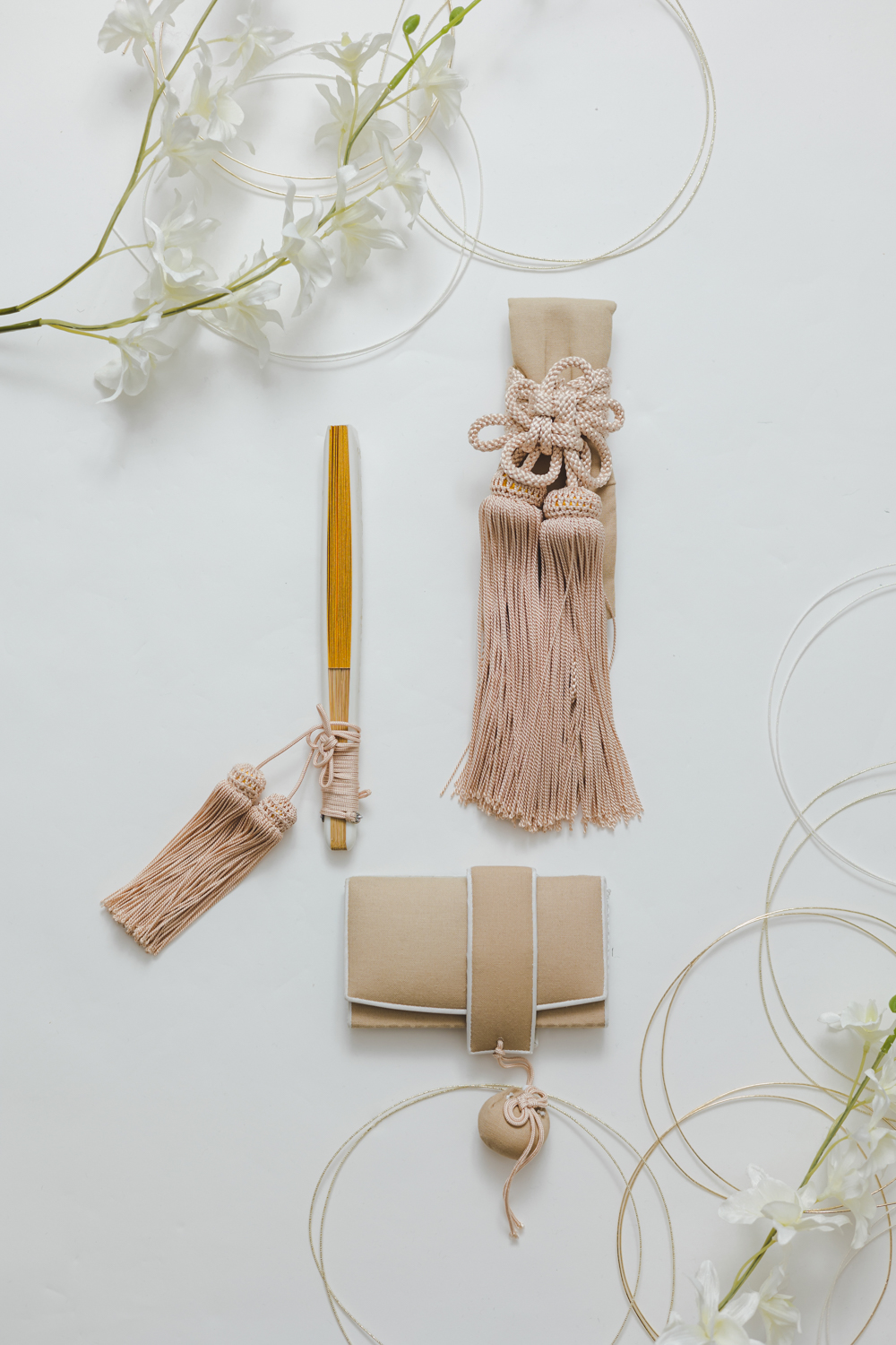 和装小物５点セット　カフェオレ「OP3_018」スライド1