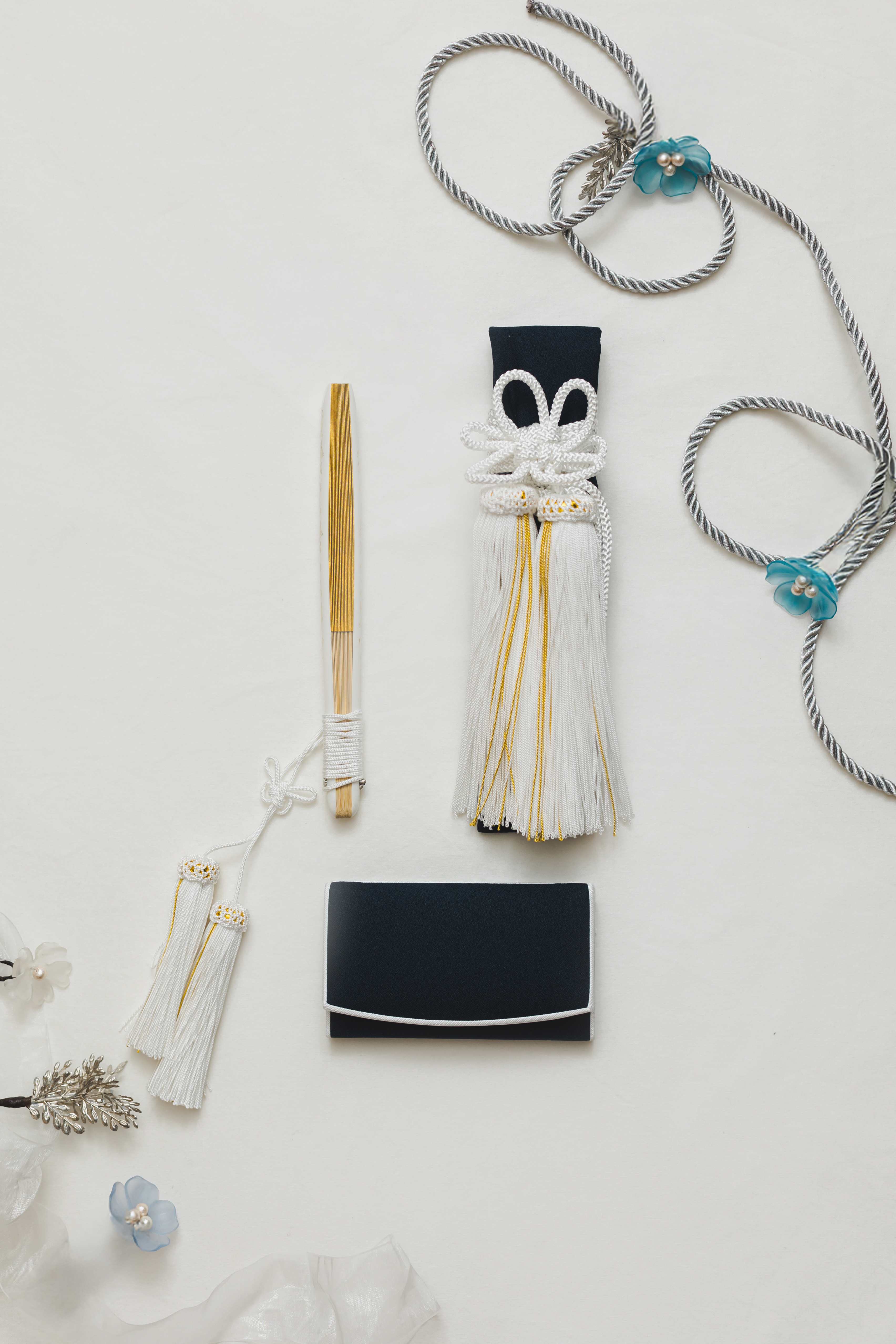 和装小物5点セット　ネイビー「OP3_053」スライド1