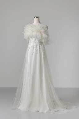 WD_157 フリルケープ✕ビージングレースのシンプル美