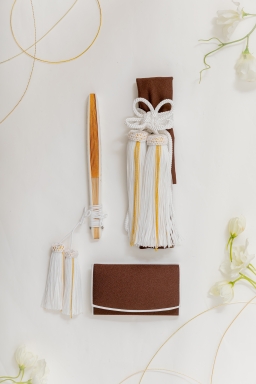 和装小物 和装小物 5点セット　ブラウン２ OP3_062